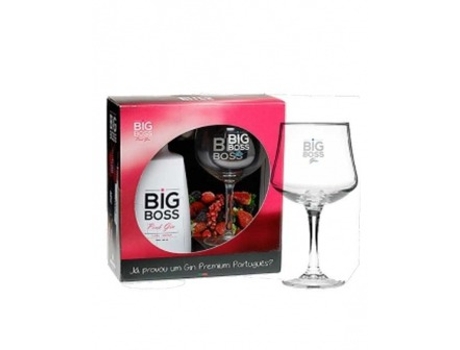 Gin Big Boss Pink con Vaso