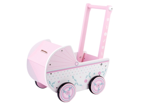 Juguete WOOMAX Carrito de Madera de Muñecas (+3 Años)