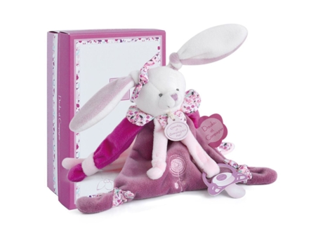 Porta-Chupetes DOUDOU ET COMPAGNIE (Polyester - Rosa - 17 cm)