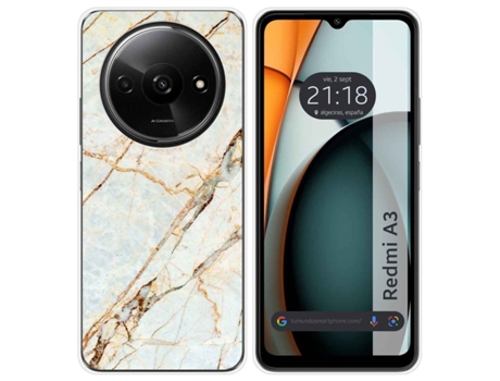 Funda Diseño Mármol para Xiaomi Redmi A3 TUMUNDOSMARTPHONE Silicona