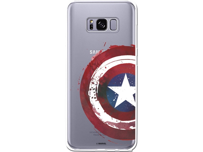 Carcasa Samsung Galaxy S8 MARVEL Capitán América Transparente