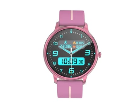 Smartwatch, pantalla de 1,43 pulgadas, 8 aplicaciones de salud, adecuado para hombres y mujeres, rosa CHRONUS