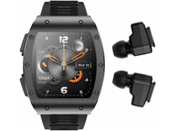Reloj inteligente militar Bestvite 2 en 1 con auriculares Bluetooth, pantalla IPS HD de 1,91 pulgadas, para hombre, rastreador de actividad física militar