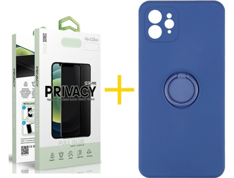 Carcasa + Protector de Pantalla para iPhone 11 Pro Max SKYHE Azul Oscuro