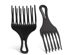 Dos peines anchos y rectos - Peine para cabello afroamericano - Peine