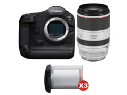Canon Eos R1 + Rf 70-200mm F/2.8 L Is Usm + 3 Canon Lp-e19 + Ebook “20 Consejos Para Fotos Que Impactan”