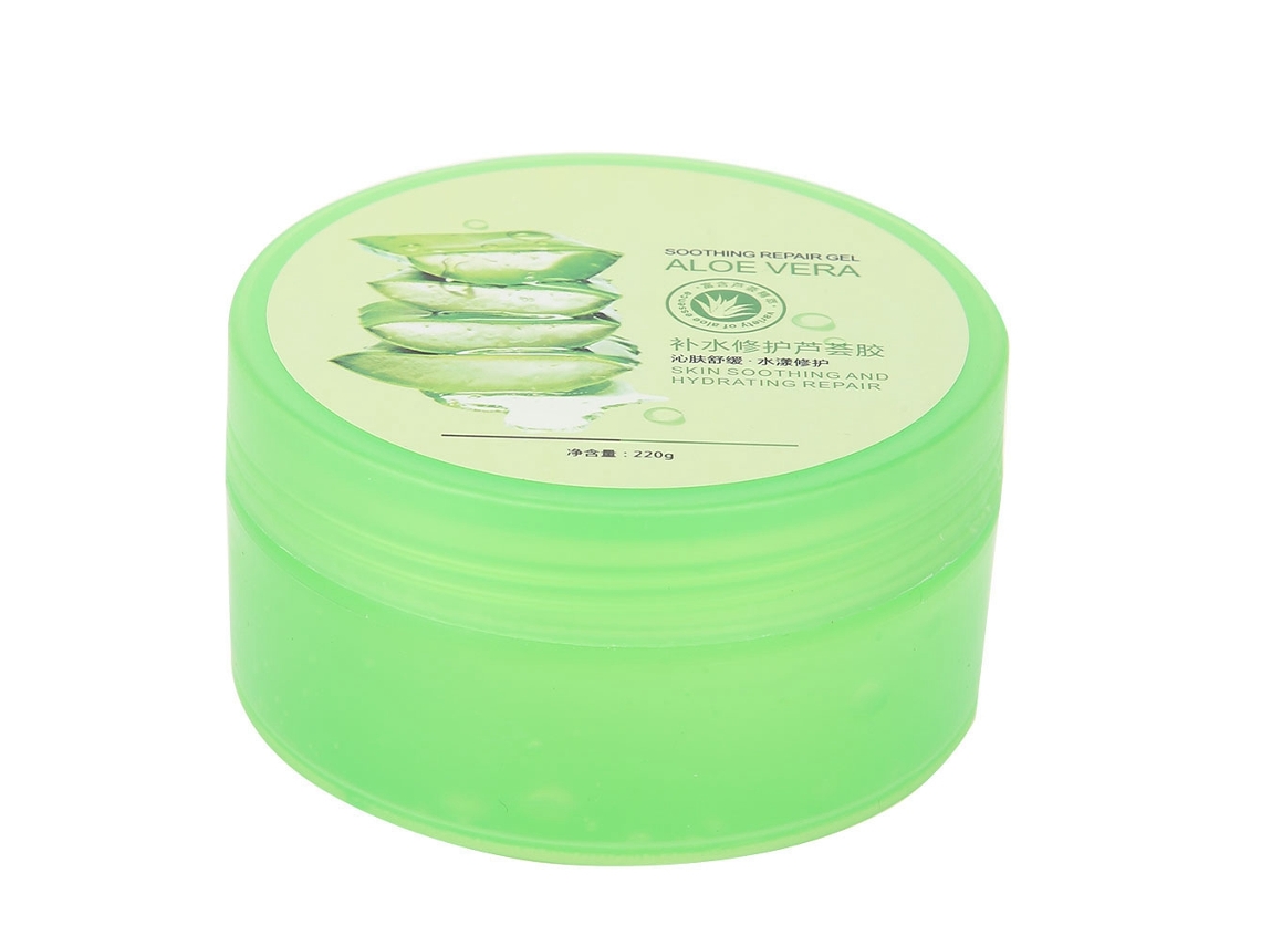 Gel de aloe vera para hidratación y reparación después de quemaduras.