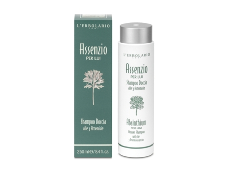Champús Líquidos L'ERBOLARIO Shampoo Absinthe Shower (250 ml)