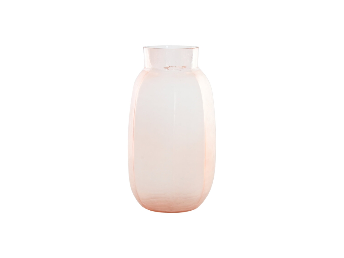 Jarron Cristal 4 Kg, Glaseado Rosa 23x23x44cm