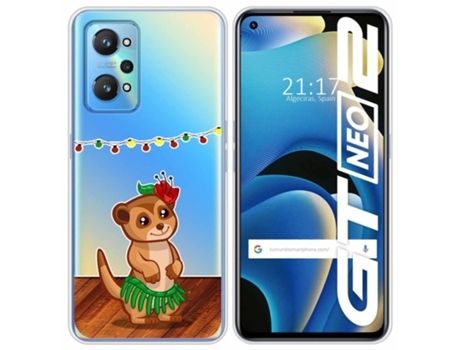 Carcasa Realme GT NEO 2 5G TUMUNDOSMARTPHONE Dibujos Transparente Multicolor