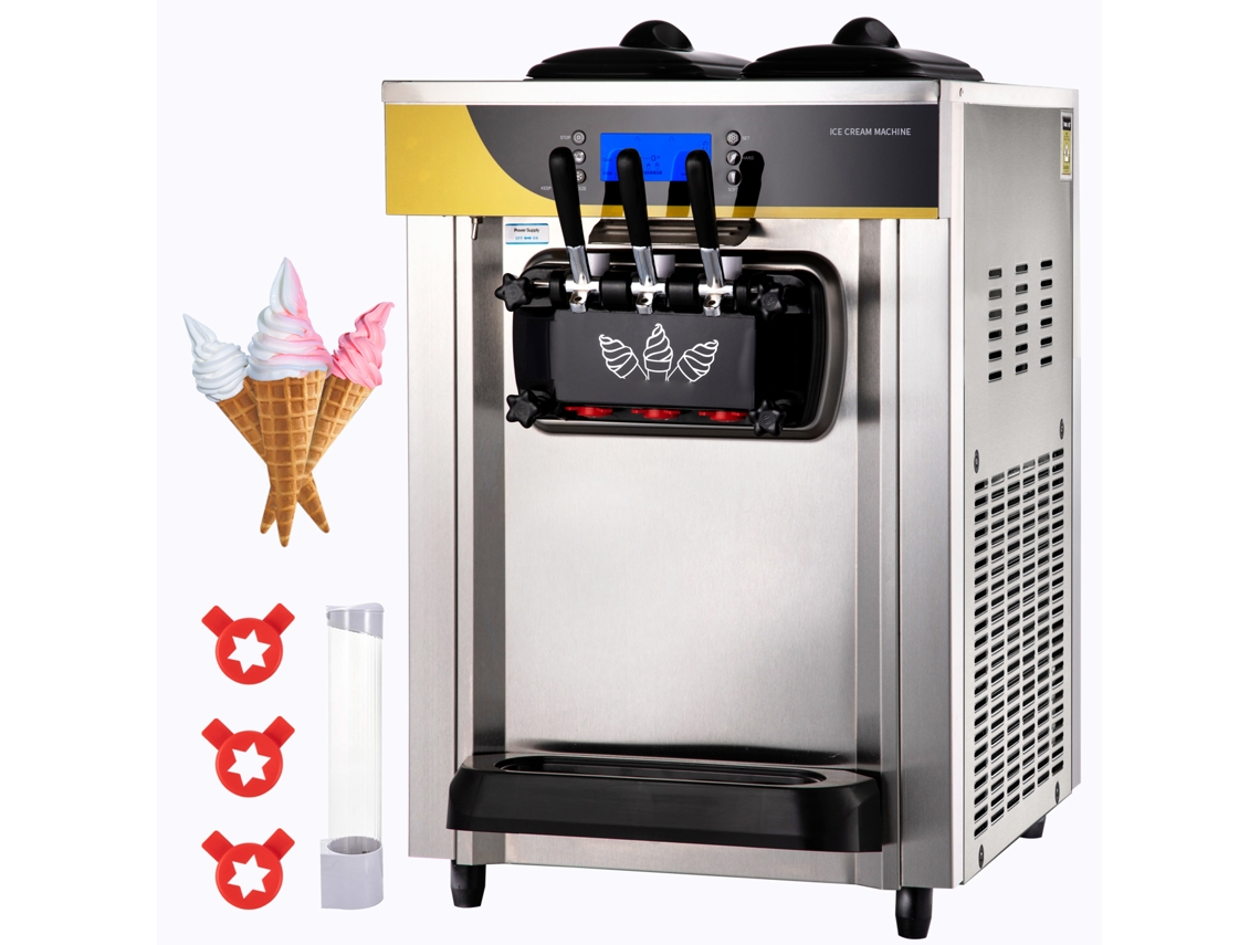 Máquina de helado suave Succebuy de 22-30 l/h y 2200 W. Máquina de yogur helado.