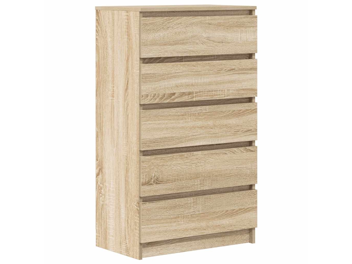 Maison Exclusive - Cajonera De Madera Contrachapada Roble Sonoma 60x36x103 Cm