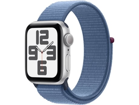 APPLE Watch SE GPS 40 mm Plata con Loop Deportiva Azul-Invierno