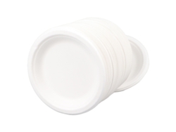 125 platos de papel desechables compostables de 15 cm para fiestas y picnics (sin marca)