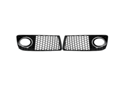 Cubierta de rejilla de luz antiniebla para Audi TT Mk2, plástico ABS resistente, elegante diseño de panal, como se muestra en el fabricante original.