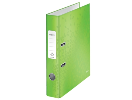 Carpeta de Arquivo LEITZ Lomo Estrecho 50 Mm Wow A4 2 Ojales Verde