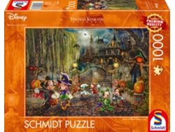 Disney, Mickey y Minnie, Diversión de Halloween, 1000 piezas Schmidt
