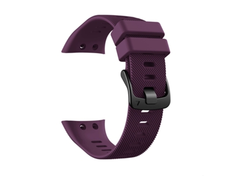 Correa de Silicona hebilla negra para Garmin Forerunner 45 - purpúreo