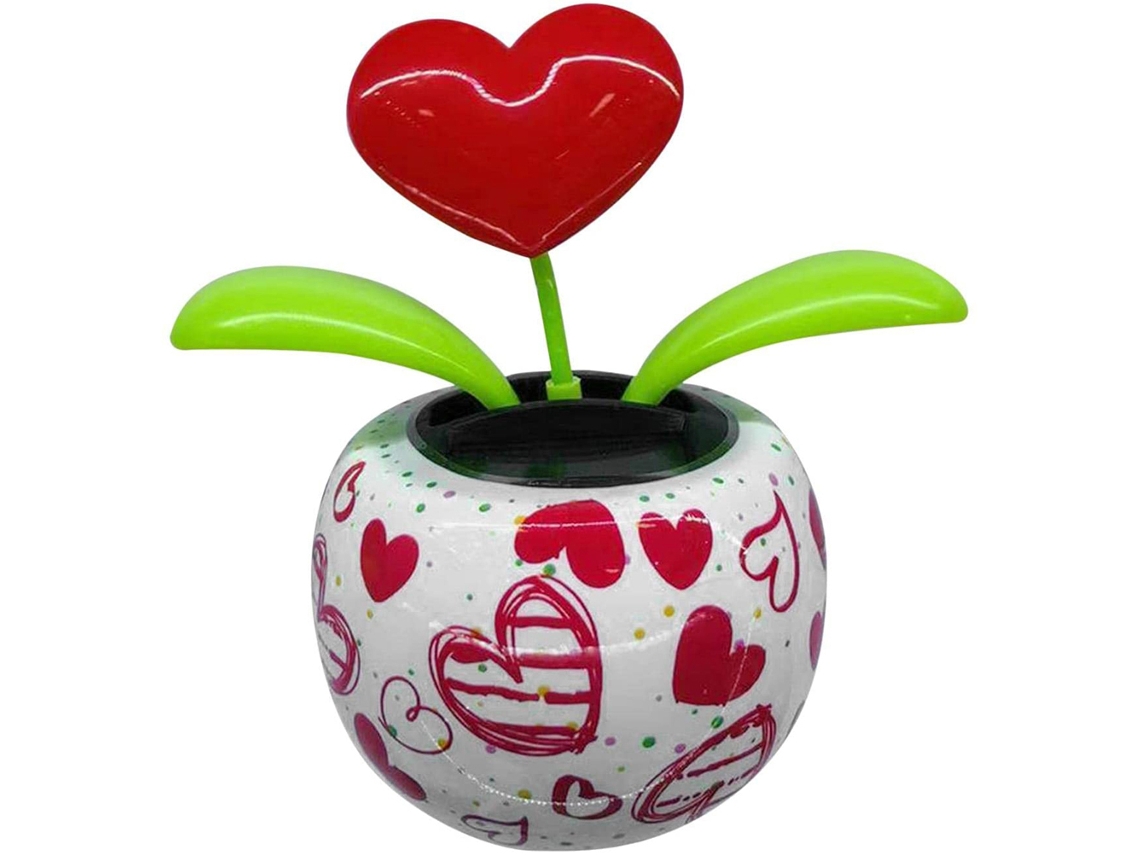 Adorno de flor danzante con energía solar para decoración