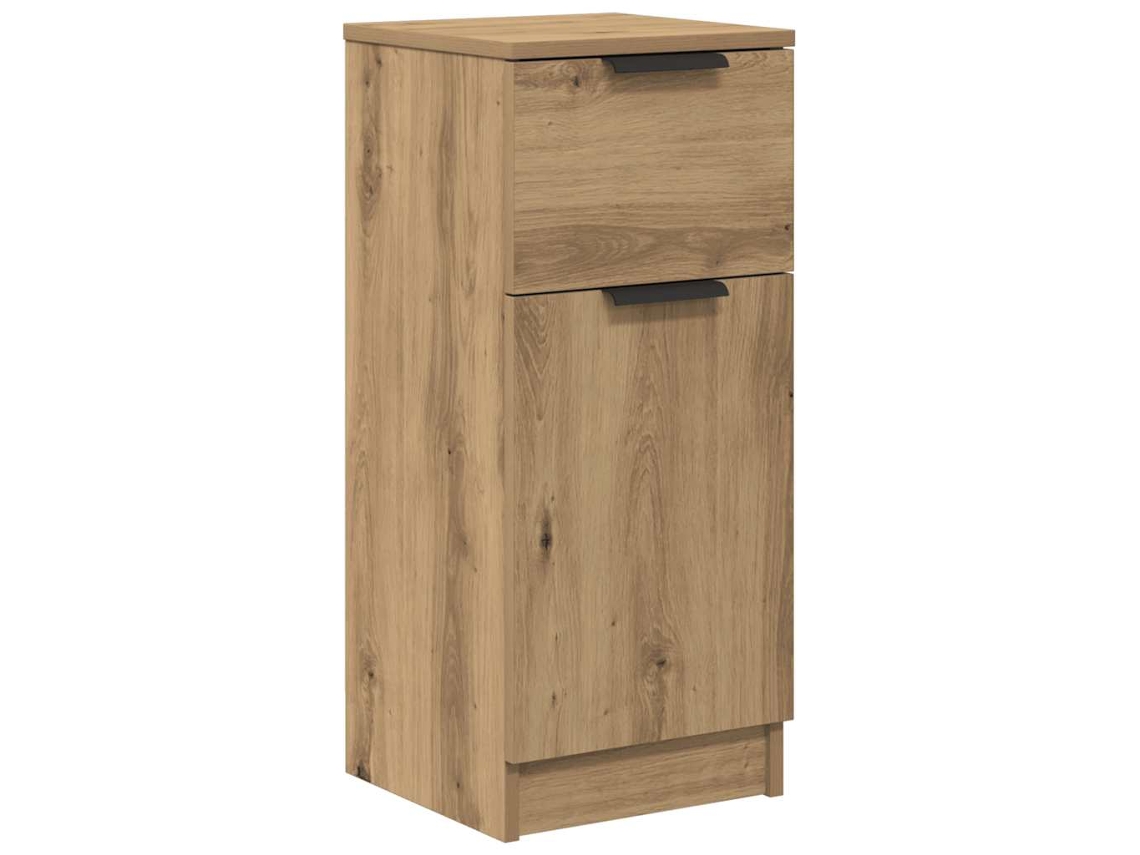 Maison Exclusive - Aparador Madera De Ingeniería Roble Artisian 30x30x70 Cm