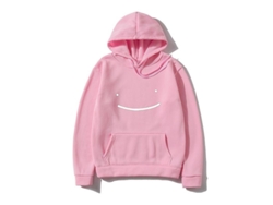Rebe-Sudadera con capucha para hombre y mujer, estilo Harajuku Streetwear casual, talla grande, rosa B