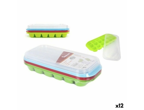Cubitera DEM 52346 26 x 11,5 x 6 cm (3 Piezas) (12 Unidades)