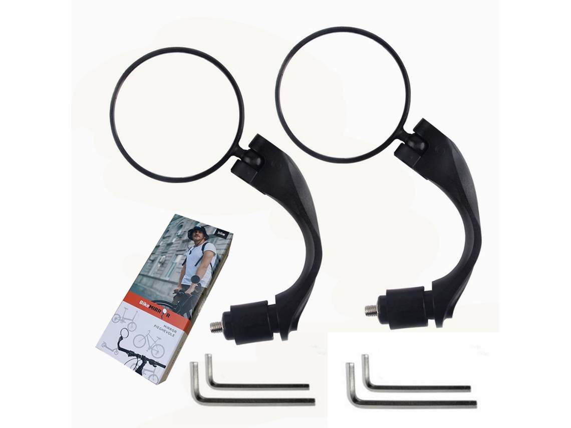 Espejo retrovisor plegable para bicicleta de montaña, un par, 006 Siurn