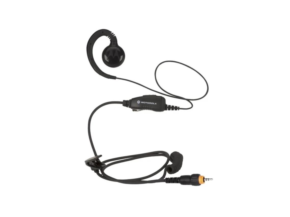 Micro-auricular con PTT con clip de sujeción
