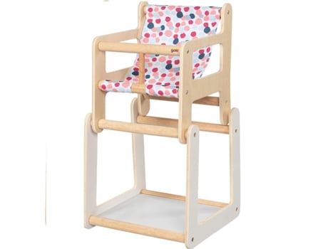 Accesorios GOKI Silla Alta Para Muñecas Con Mesa 2 En 1 (Edad Mínima Recomendada: 3 años)