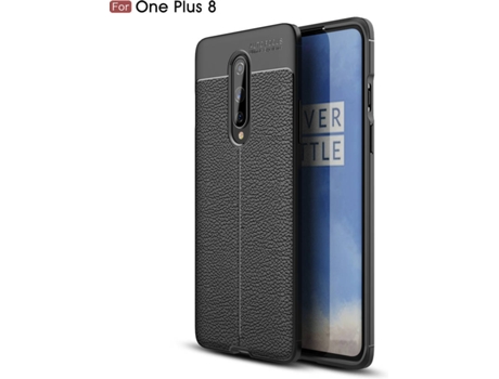 Carcasa Oneplus 8 Rugged Leather Negro