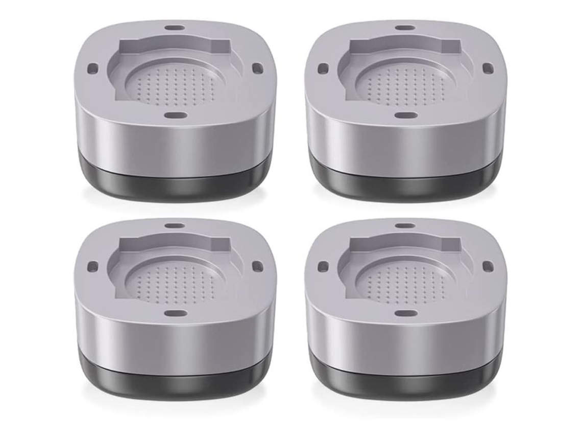 4 Almohadillas Antivibración Para Lavadora, Reductoras De Ruido Y Antideslizantes Con Soporte Estable.
