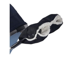 JILLIOPER Guantes para cochecito, calzado amplio para pies hinchados, guantes gruesos y cálidos para paseos invernales, puntera extra ancha con alivio para piel