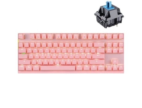 Teclado Mecánico Motospeed Gk82 Wireless Rgb Pink Blue