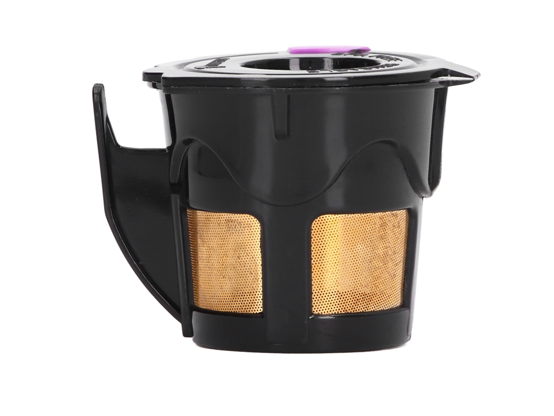 Cápsula de café reutilizable y rellenable dorada para K200 K400, color como se muestra en la imagen.