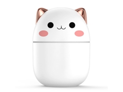 Humidificador para gatos de 250 ml, 2 modos de niebla, luz nocturna, silencioso.