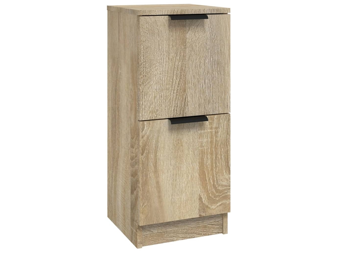 Aparador exclusivo de madera procesada Sonoma Maison, color roble, 30 x 30 x 70 cm