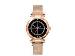 Reloj De Pulsera Hombre De Moda Ocio Simple Dial De Aleación Cristal Cuarzo Oro Rosa
