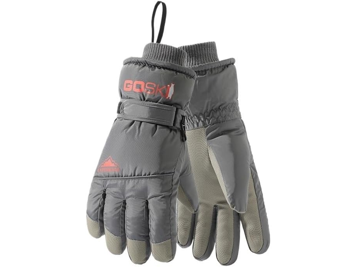 Guantes de invierno para hombre, resistentes al viento y compatibles con pantalla táctil, ideales para actividades al aire libre en invierno.