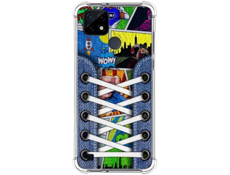 Carcasa Realme C21 TUMUNDOSMARTPHONE Dibujos Antigolpes Multicolor