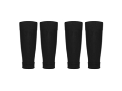 Omni-2 Pares Mangas Para Espinilleras Medias Nylon Talla 38-47 Accesorio Deportivo Fútbol Negro