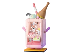 Set de bloques de construcción Baok Mini Claw Doll para niños, juguete educativo para armar, color rosa.