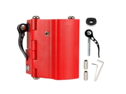 Accesorio Actualizado Para Patinete Eléctrico Con Abrazadera Plegable Y Bloqueo De Barra Vertical De Alta Resistencia.