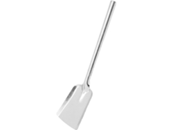 Pala para cenizas Topbathy Sportable para chimenea, fogata y barbacoa, utensilio doméstico con mango largo.