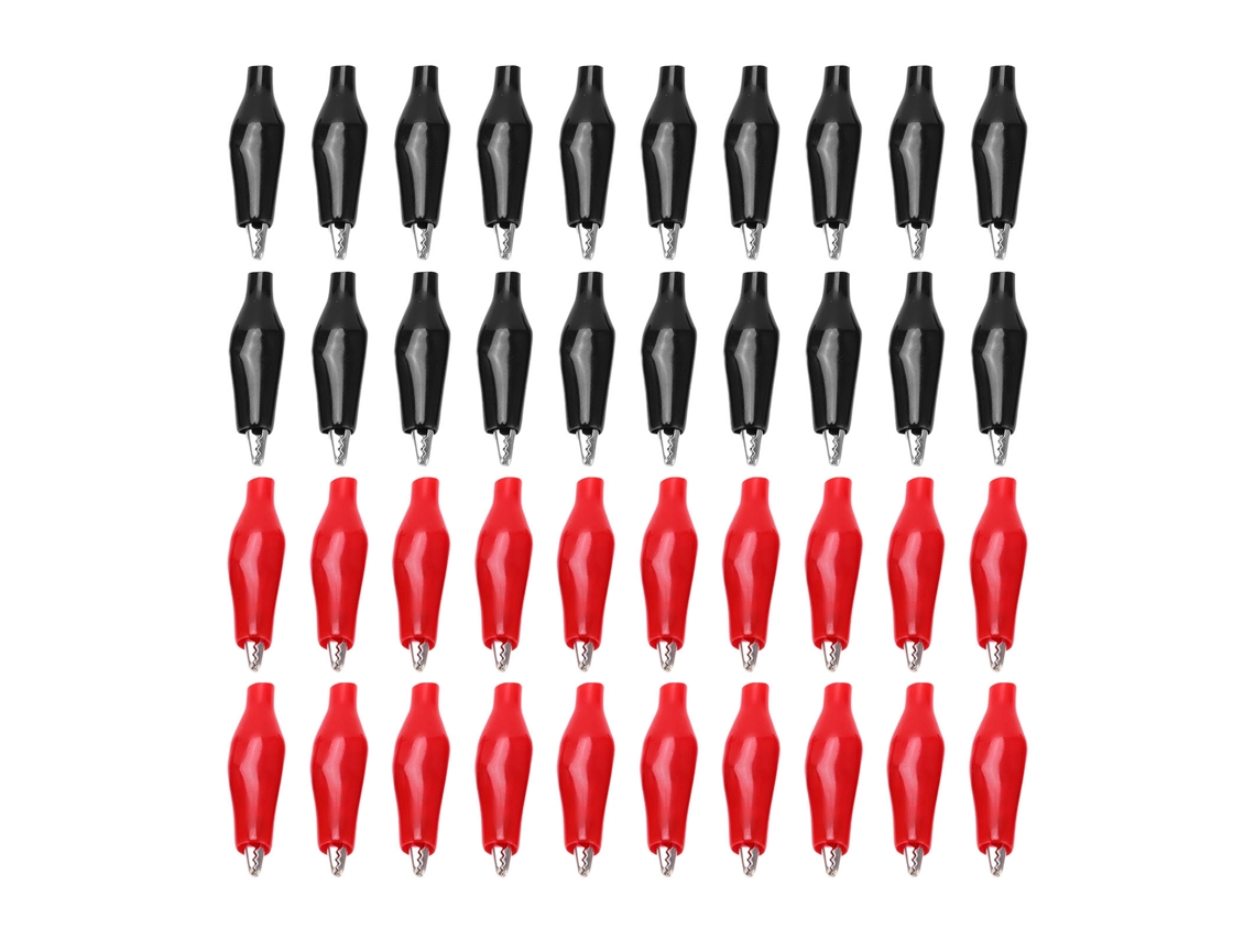 Paquete De 20 Pinzas Para Baterías 25.010 Pinzas Para Pruebas Eléctricas Aisladas De Pvc Acero Clips Gator