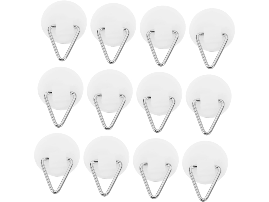 50 Ganchos Adhesivos De Pared Para Cuadros Y Marcos Fotos, Juego Soportes Invisibles Colgar Platos Fotos.