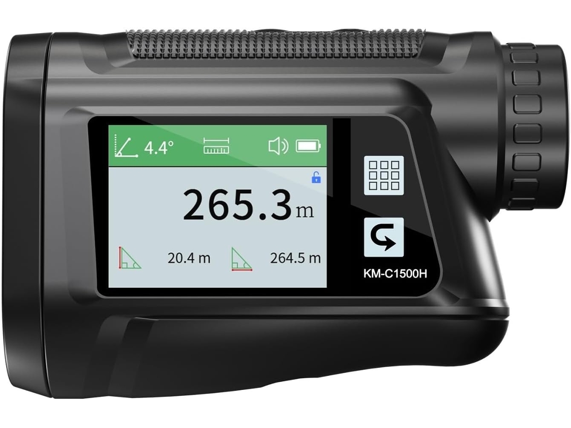 Télémètre Lcd Télescope Chasse En Plein Air Golf Voix Caddy Télémètre Étui Roulette Ruban À Mesurer