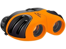 Prismáticos ENKERS para niños telescopio binocular 8 x 21 con varios colores regalo de observación para niños niños-amarillo