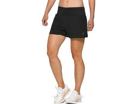 Pantalones Cortos para Mujer ASICS Ventilate 2-N-1 3.5In Negro (L)