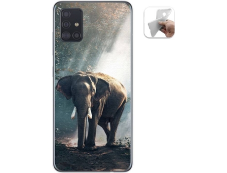 Carcasa Samsung Galaxy A51 TUMUNDOSMARTPHONE Elefante Multicolor