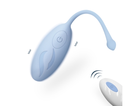 Mini vibrador de control remoto, estimulador de clítoris de punto G femenino (Azul) ENZONS